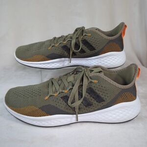 Adidas Fluidflow Bounce 2.0 Shoes Orbit Green/Grey Mens 11.5 Sneakers GX8557